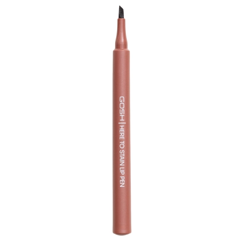 GOSH - Here To Stain Lip Pen - Dlouhotrvající konturovací tužka na rty v peru - 006 Coffee Stain - 1 ml