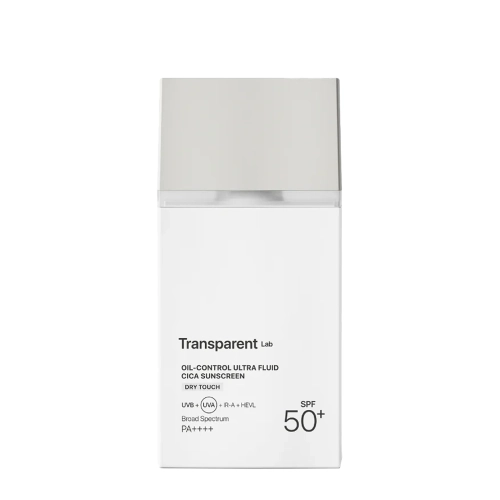 Transparent Lab - Oil Control Ultra Fluid Cica Sunscreen - Matující krém SPF50+ - 100 ml