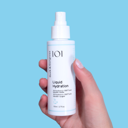 Geek & Gorgeous - Liquid Hydration - Hedvábné tonikum na obličej - 110 ml