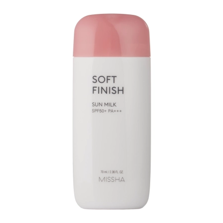 Missha - All-Around Safe Block Soft Finish Sun Milk SPF50+ PA+++ - Soft Finish krém s ochranným filtrem - 70 ml