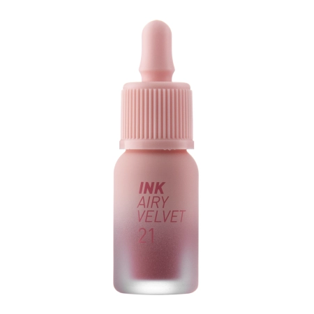 Peripera - Ink Airy Velvet - 21 Fluffy Peach - Matný tint na rty - 4 g