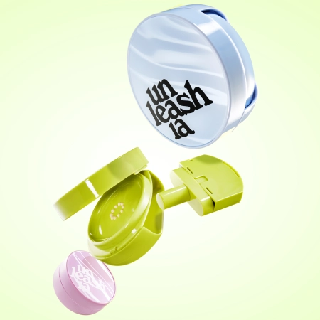 Unleashia - Satin Wear Healthy-Green Cushion - Náplň + Houbička - Saténový make-up v polštářku  - 41N Butterum - 15 g