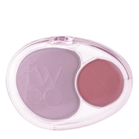 Fwee - Mellow Dual Blusher - Duo tvářenek - MV02 Icy Cupid - 7,2 g