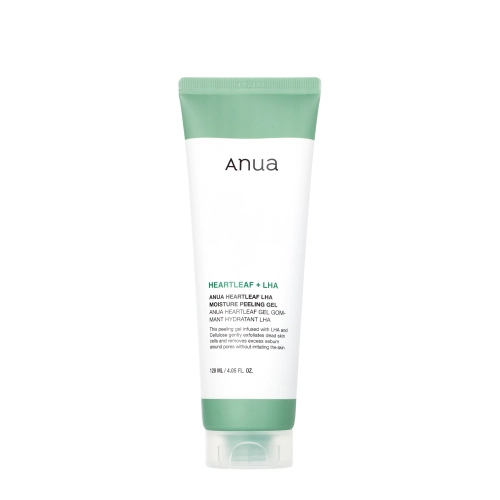 Anua - Heartleaf LHA Moisture Peeling Gel - Gelový peeling na obličej - 120 ml