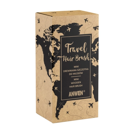 Anwen - Travel Hair Brush - Mini dřevěný kartáč na vlasy