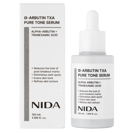 NIDA - α-Arbutin TXA Pure Tone Serum - Rozjasňující sérum na obličej - 50 ml