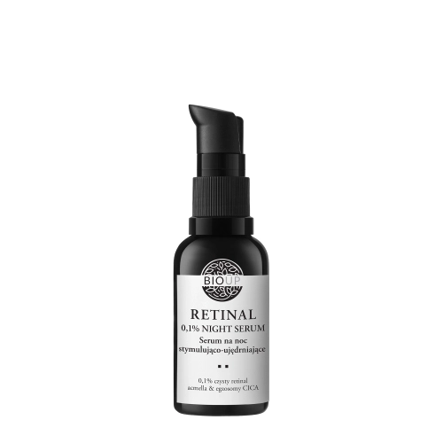 Bioup - Retinal - Stimulující a zpevňující sérum s Retinalem 0,1 %, Acmelou a exosomy CICA - 30 ml