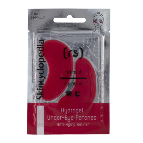Skincyclopedia - Hydrogelové náplasti pod oči s retinoidy, skvalanem, kyselinou hyaluronovou a kolagenem - 2ks.