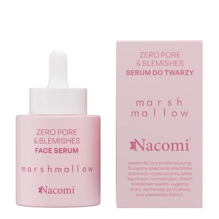Nacomi - Zero Pore & Blemishes - Pleťové sérum - Marshmallow - 30 ml