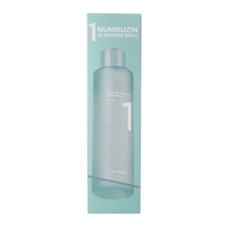 Numbuzin - No.1 - Pure-full Calming Herb Toner - Zklidňující tonikum s toulní srdčitou a pupečníkem asijským - 300 ml