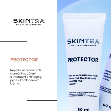 SkinTra - Protector - Pečující krém SPF 50+/PA++++, IR, BLUE LIGHT - 50 ml