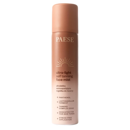 Paese - Ultra-Light Self Tanning Face Mist - Ultralehký samoopalovací sprej na obličej - 75 ml