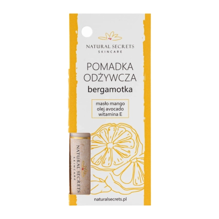 Natural Secrets - Ochranný balzám na rty - Bergamot - 3,5 g