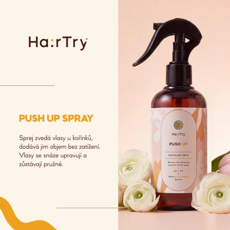 HairTry - Push Up - Sprej pro pružnost a objem - 250 ml