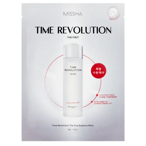 Missha - Time Revolution The First Essence Mask - Rozjasňující plátýnková maska - 30 g