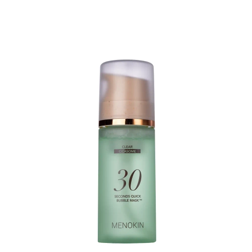MENOKIN - 30 Seconds Quick Bubble Mask Clear - Zklidňující pěnová maska na obličej - 95 ml