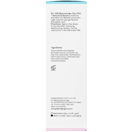 Geek & Gorgeous - B-Bomb - Sérum s niacinamidem 10 % - 30 ml