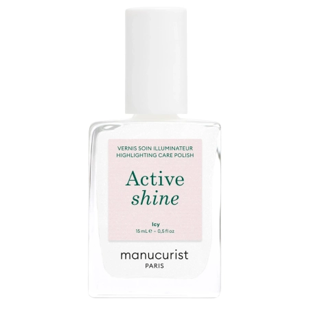 Manucurist - Active - Active Shine - Pečující lak 2v1 - ICY - 15 ml