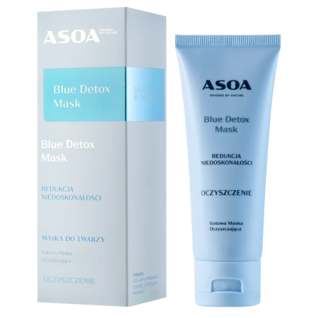 Asoa - Maska na obličej - Blue Detox Mask - 75 ml