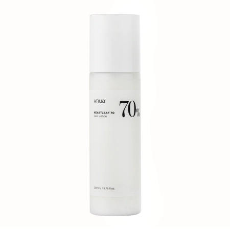 Anua - Heartleaf 70% Daily Lotion - Zklidňující a hydratační emulze na obličej - 200 ml