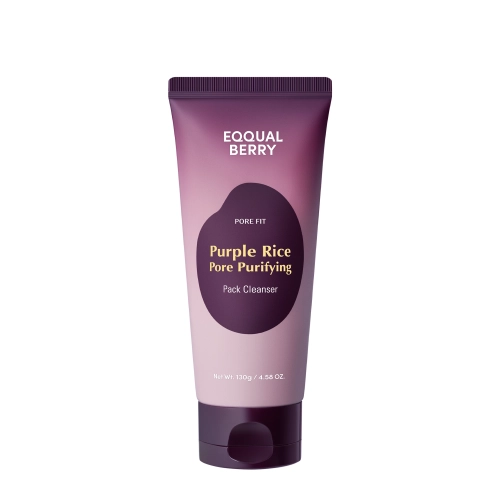 EQQUALBERRY - Purple Rice Pore Purifying Pack Cleanser - Čisticí pleťový krém - 130 g