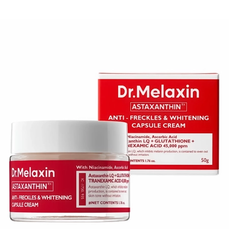 Dr.Melaxin - Astaxanthin Anti-Freckles and Whitening Capsule Cream - Rozjasňující omlazující krém s astaxantinem - 50 g
