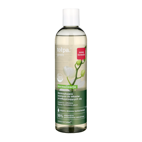 Tołpa - Green - Normalizující - Detoxikační šampon pro mastící se vlasy - 300 ml