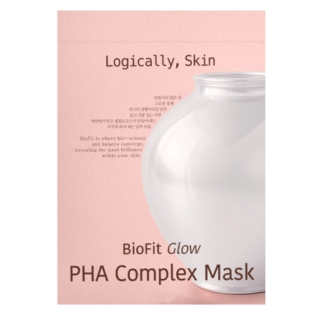 Logically, Skin - Skin BioFit Glow PHA Complex Mask - Pleťová maska s PHA kyselinou - 25 g