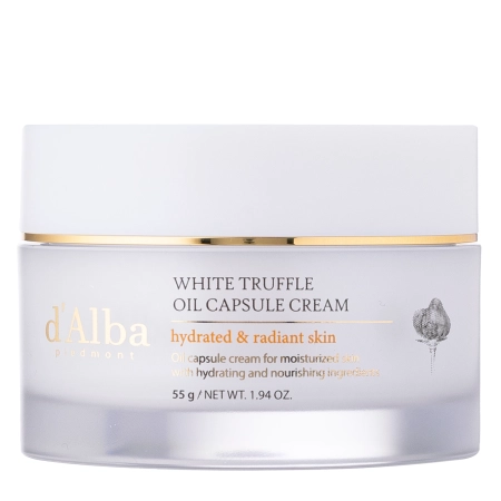 d'Alba - White Truffle Oil Capsule Cream - Výživný krém na obličej - 55 g