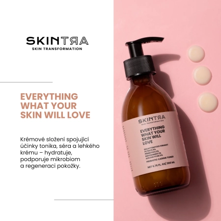  SkinTra - Everything What Your Skin Will Love - Prebiotické pečující tonikum - 200 ml