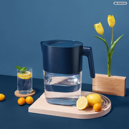 LARQ - Pitcher PureVis - Inteligentní, samočisticí filtrační džbán - Monaco Blue - Objem: 1,9 l