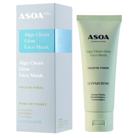 Asoa - Maseczka Do Twarzy - Algo Clean Glow - 75ml

Objem: 75 ml

Přípravek obsahuje: glinka biała, algi, ekstrakt z ogórka, ekstrakt z zielonej herbaty

Vlastnosti přípravku: čistící, rozjasňuje, vyrovnává barevný tón pleti, hojí, zklidňuje, snižuje ztrá
