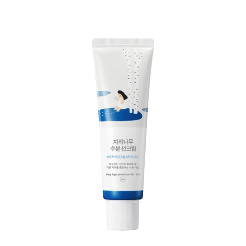 Round Lab - Birch Juice Moisturizing Sun Cream SPF50+ PA++++ - Hydratační SPF krém - 50 ml