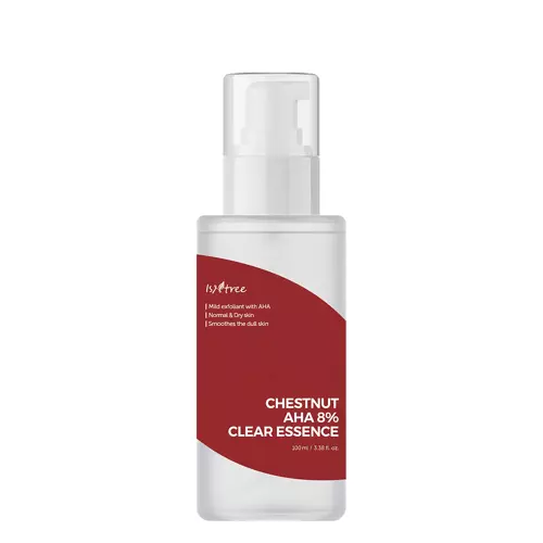 Isntree - Chestnut - AHA 8% Clear Essence - Pleťová esence s kyselinou mléčnou a glykolovou - 100 ml