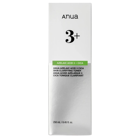 Anua - Azelaic Acid 3 Cica Skin Clarifying Toner - Tonikum pro redukci nedokonalostí - 250 ml