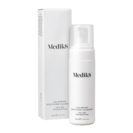 Medik8 - Calmwise Soothing Cleanser - Ultra-Mild - Chlorophyll Foam - Jemná čisticí pěna pro kuperózní pleť s rozšířenými žilkami - 150 ml