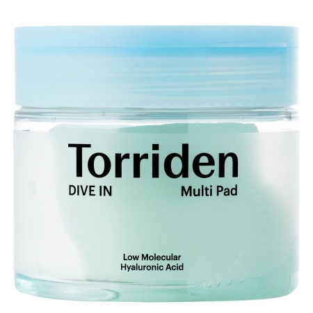 Torriden - Dive-In - Low Molecule Hyaluronic Acid Multi Pad - Hydratační pleťové tampony - 80 ks / 145 ml
