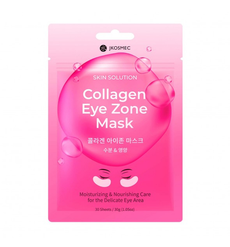 Jkosmec - Skin Solution Collagen Eye Zone Mask - Kolagenové náplasti pod oči - 30ks