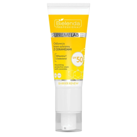 Bielenda Professional - Supremelab - Barrier Renew - Vyživující ochranný krém s ceramidy SPF 50 - 40 ml