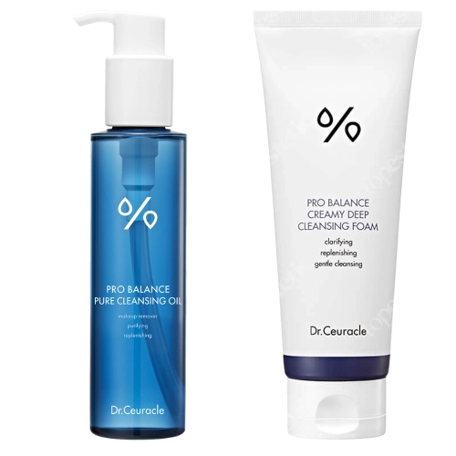 Dr.Ceuracle - Pro Balance Cleansing Duo Collection - Olej a Pěna pro čištění obličeje v sadě