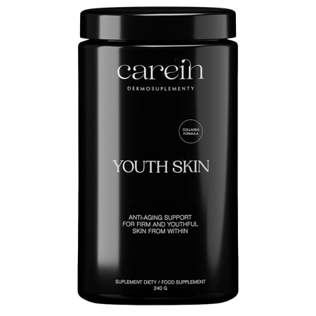Carein - Youth Skin - Dermosuplement - Podpora pevnosti a zachování mladistvého vzhledu pleti - 240 g