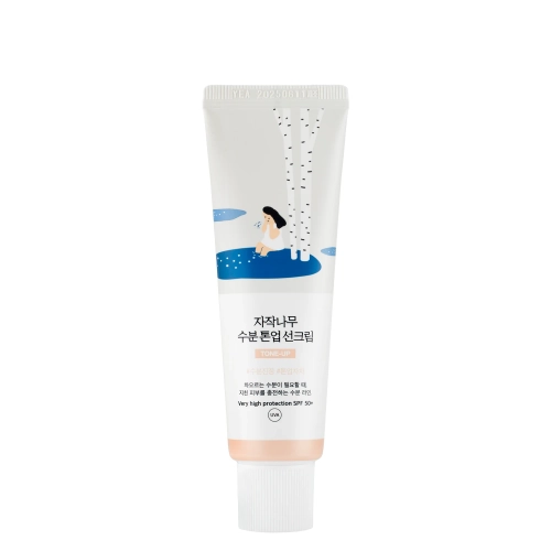 Round Lab - Birch Moisture Tone-Up Sunscreen - Tónovací opalovací krém - 50 ml