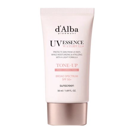 d'Alba - Waterfull Tone-Up Sun Cream SPF50+ PA++++ - Tónovací krém na obličej s filtrem - 50 ml