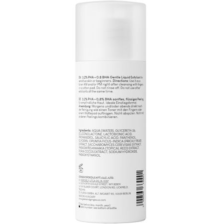 Geek & Gorgeous - Calm Down - Jemný peeling pro citlivou pleť se 4% PHA a BHA kyselinami - 100 ml