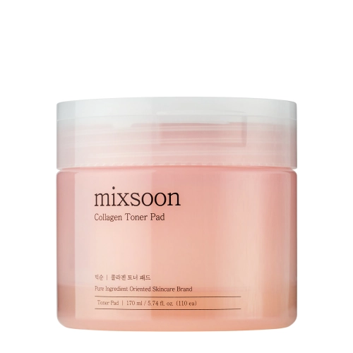 Mixsoon - Collagen Toner Pad - Zpevňující kolagenové polštářky na obličej - 170ml/110ks.