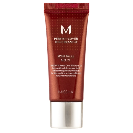 Missha - M Perfect Cover BB Cream SPF42/PA++ - No.21 Light Beige - 20 ml