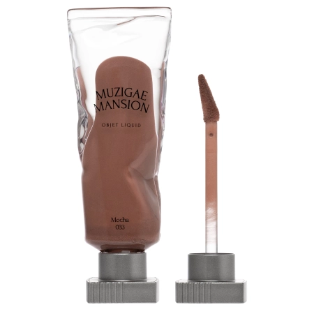 Muzigae Mansion - Objet Liquid - Dlouhotrvající rtěnka - #033 Mocha - 6 g