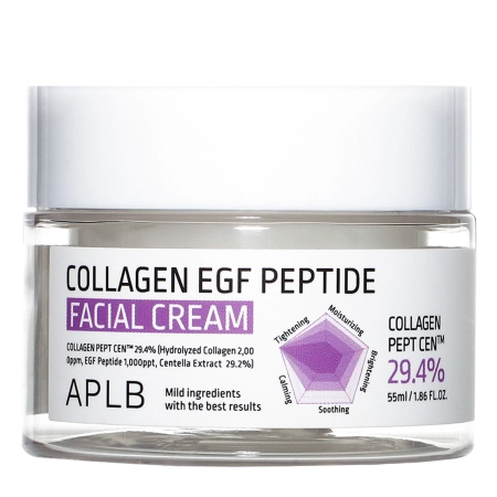 APLB - Collagen EGF Peptide Facial Cream - Hydratační a zpevňující pleťový krém - 55 ml