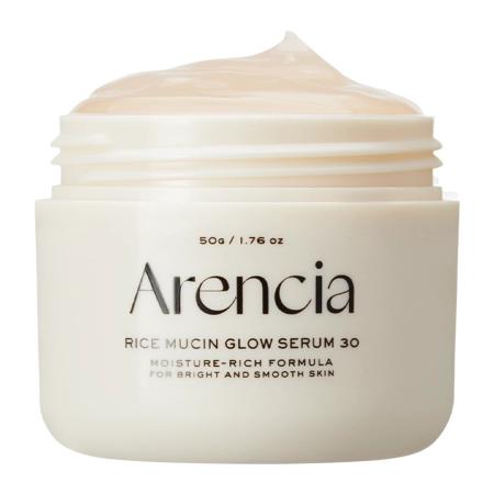 Arencia - Rice Mucin Glow Serum 30 - Vyživující a rozjasňující sérum - 50 g