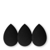 Ibra Makeup - Makeup Blender - Sada 3 houbiček na make-up - Trio Black - 3 ks